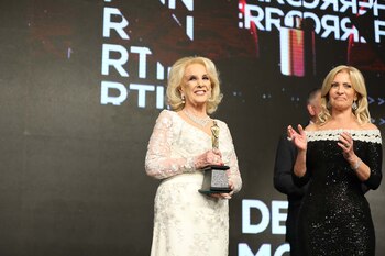 Pasadas las 22 hs. Mirtha