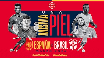 Cartel oficial del amistoso que