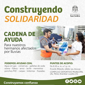 Se puede ayudar con agua,