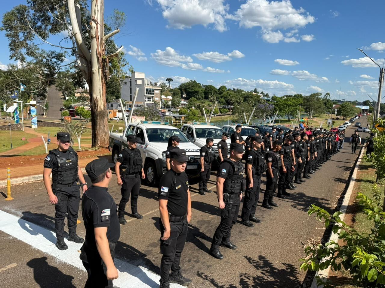 La Policía de Misiones desplegó un fuerte operativo de seguridad para dar con los prófugos