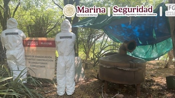Restan poder al narco en Sinaloa: autoridades desmantelan un narcolaboratorio en Culiacán