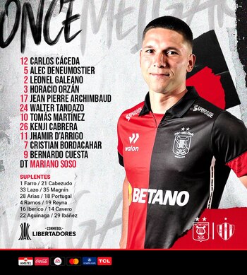Melgar vs Patronato: alineación para duelo por Copa Libertadores (Foto: FBC Melgar)