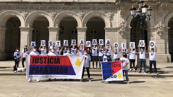 Los padres de Diego Bello