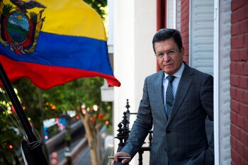 El exembajador de Ecuador en