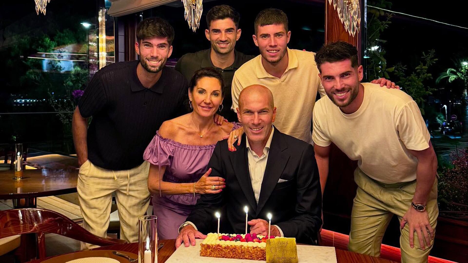 La familia Zidane, completa