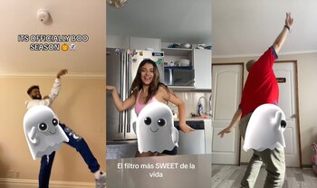 Filtro Lil Boo TikTok. (Infobae)