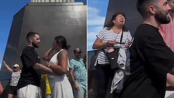 Una propuesta de matrimonio en Rio de Janeiro casi termina con una protagonista involuntaria: la mamá de la novia (TikTok)