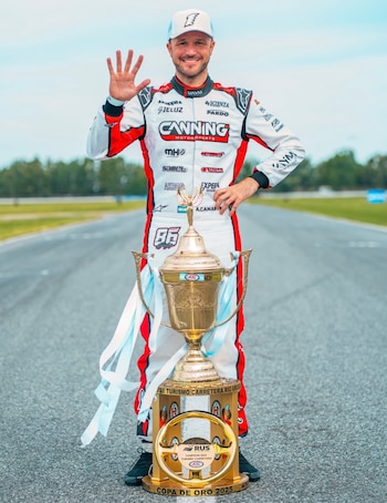 Agustín Canapino alcanzó su quinto