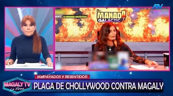 Magaly Medina responde ao La Manada após o relatório de Jefferson Farfán: “Não podemos pedir mais inteligência”. Captação: Magaly TV La Firme.