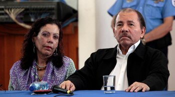 El dictador de Nicaragua, Daniel