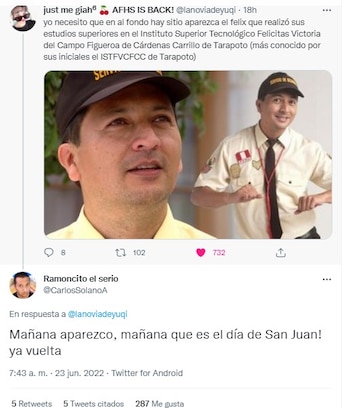 Carlos Solano revela en Twitter