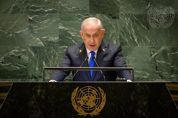 Benjamin Netanyahu habló este viernes en la Asamblea General de la ONU (Foto: EuropaPress)
