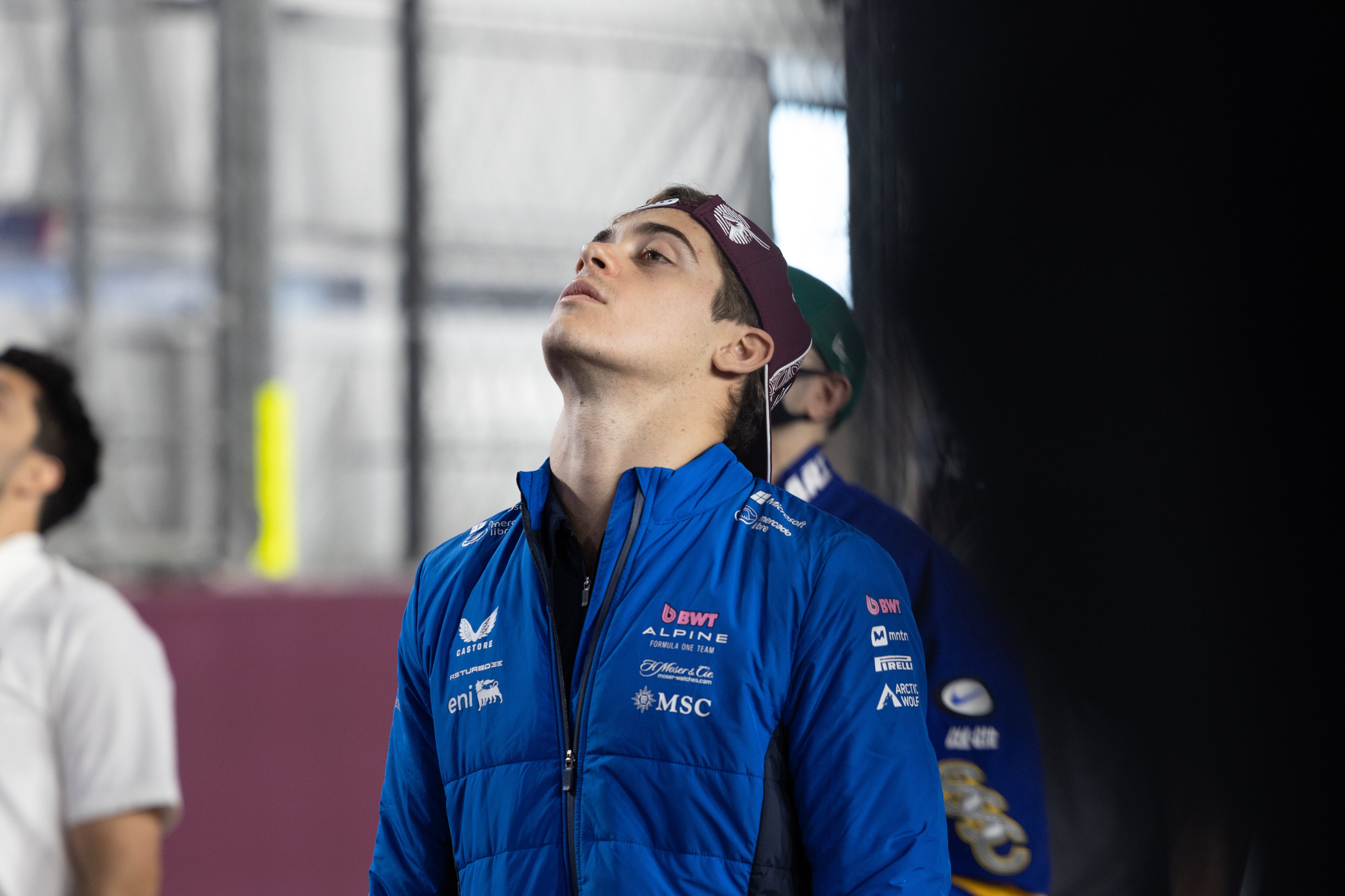 Colapinto durante la clase de yoga que brindó Djokovic (F12025: Qatar Grand Prix, Goito, Lombardia, Italy - 27 Nov 2025)
