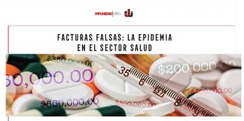La investigación Facturas falsas: La epidemia en el sector salud duró dos años (Foto: Impunidad Cero)
