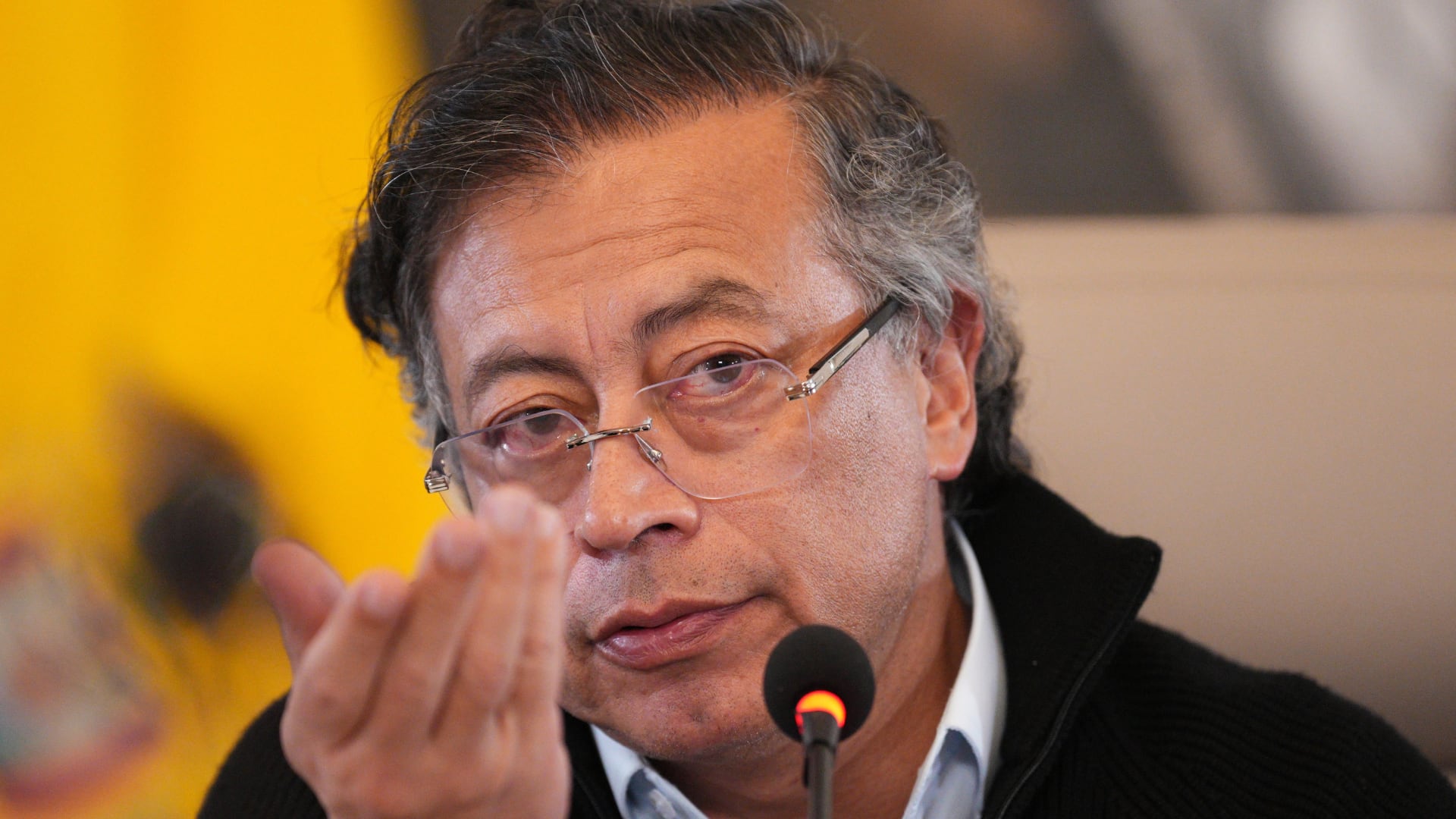 Gustavo Petro rechazó las acusaciones en su contra de favores sexuales a cambio de contrataciones durante su gobierno - crédito Juan Diego Cano/Presidencia