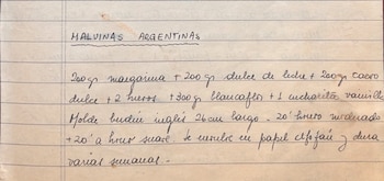 La receta de la torta Malvinas Argentinas se caracterizaba por su sencillez y durabilidad ante el clima hostil del conflicto