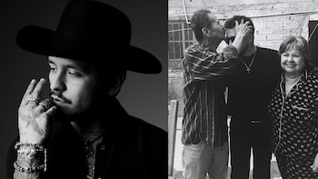 Christian Nodal publica emotiva imagen junto a sus abuelos en medio de conflicto con sus padres