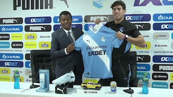 Michael Hoyos fue presentado como refuerzo de Sporting Cristal.
