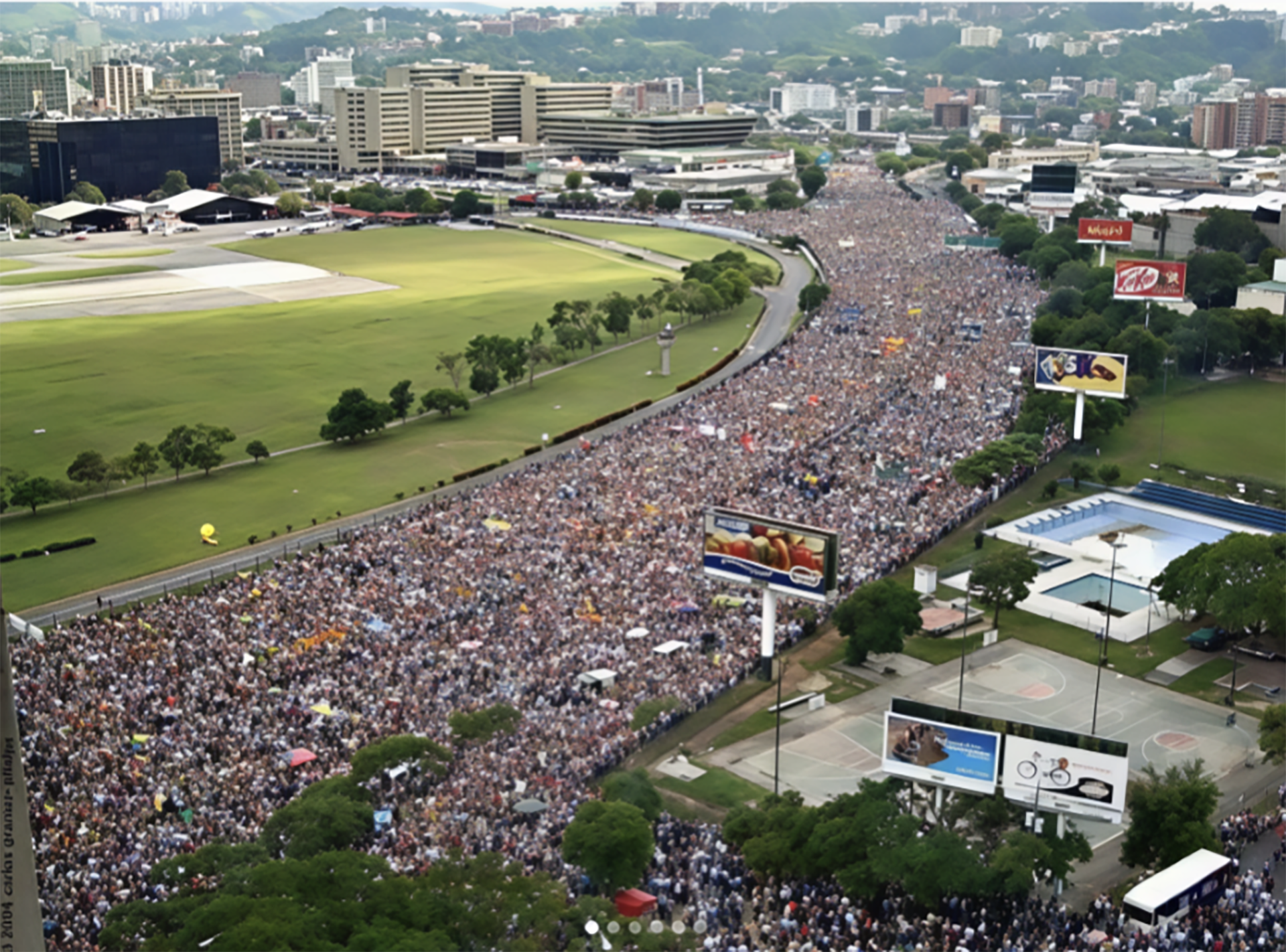 La marcha del 11 de Abril 2002 en Caracas fue multitudinaria