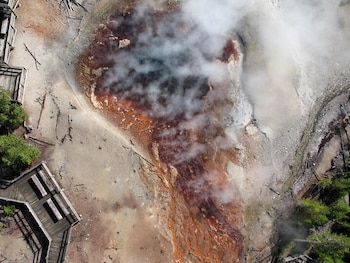 El Echinus Geyser, el géiser