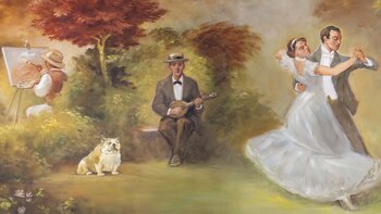 La mascota fue ilustrada en