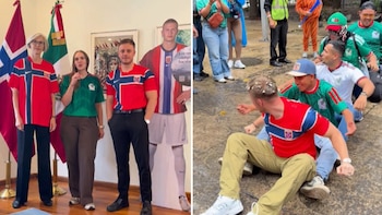 Embajada de Noruega “adopta” a afición mexicana en el Mundial por el cariño a sus compatriotas y a Erling Haaland