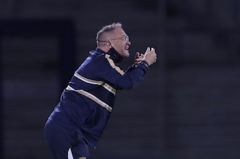 O tático levou o Pumas à final do Guard1anes 2020 após a saída de Michel González. (REUTERS/Henry Romero)