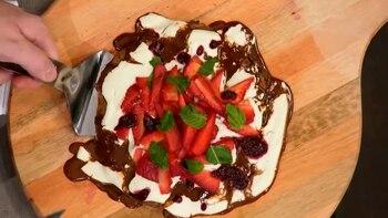 La pizza dulce con base