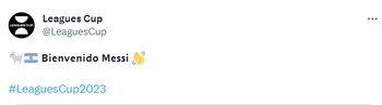 Bienvenida de la Leagues Cup