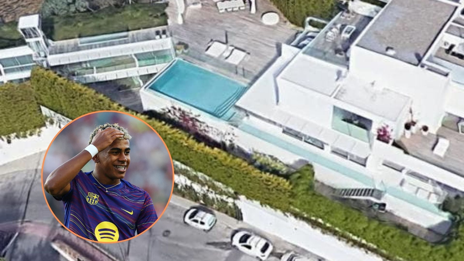 El refugio de Lamine Yamal en Barcelona: la antigua mansión de Piqué y Shakira con campo de fútbol y un estudio de grabación por 11 millones de euros