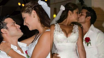 Karla Tarazona y Christian Domínguez: La ceremonia que simuló una boda, pero solo fue una promesa de matrimonio
