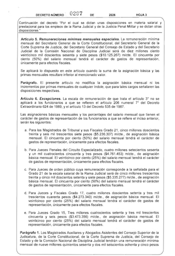 El sueldo de los ministros será de más de 30 millones de pesos - crédito Dapre