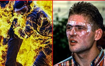 Las llamas en el mecánico