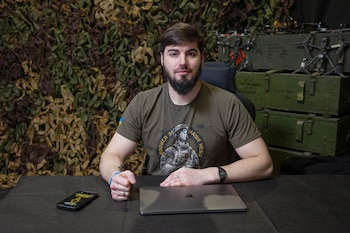 El mayor Yuriy Fedorenko, comandante