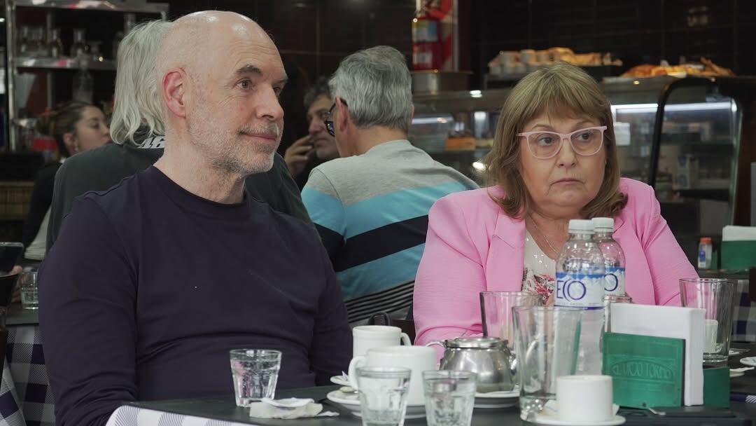 Horacio Rodríguez Larreta y Graciela Ocaña
