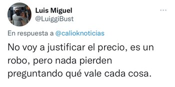 Tuit de @LuiggiBust