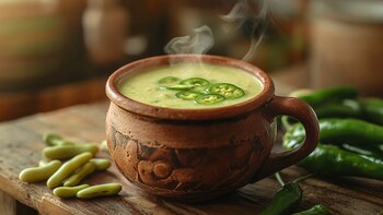 Prepara “atole” de habas, un