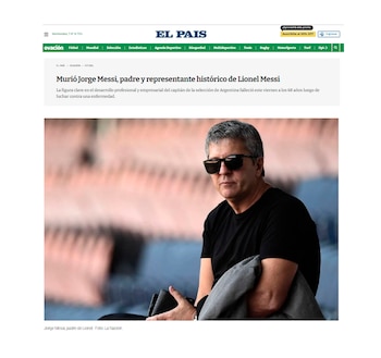 Portadas medios Jorge Messi
