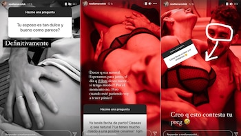 La bailarina también habló de