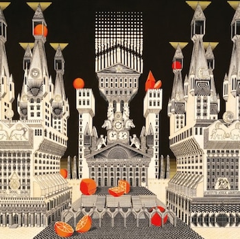 El diseño 'Ciudad de naranjas'