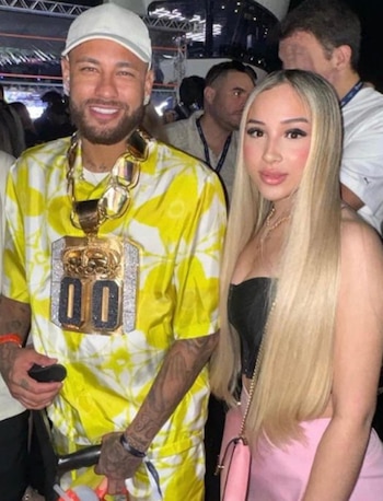 El astro brasileño con el