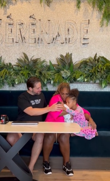 Serena Williams compartió un video