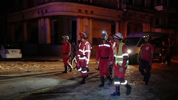 Los equipos de rescate trabajaron