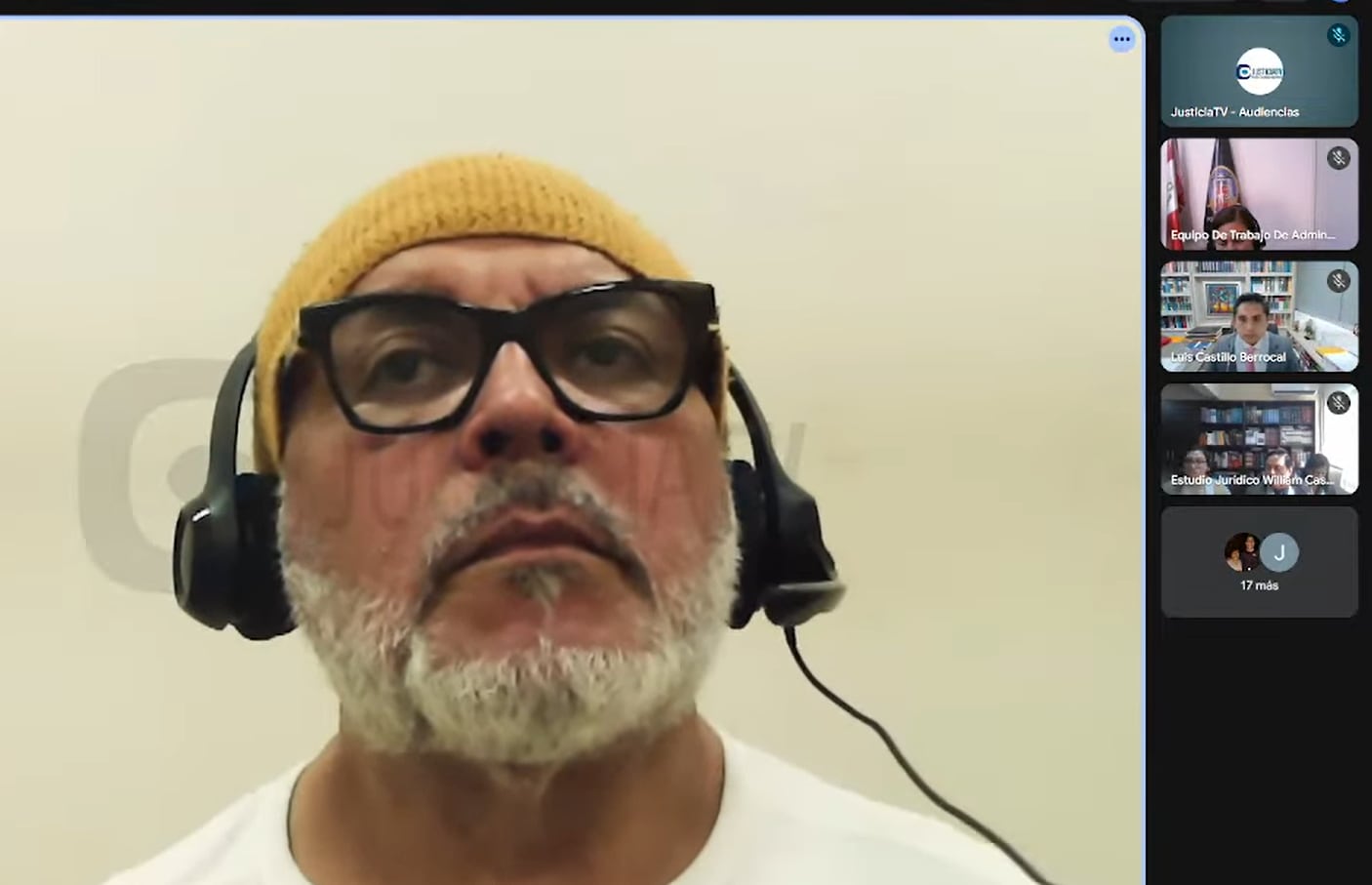 Andrés Hurtado ‘Chibolín’ y la suspendida fiscal Elizabeth Peralta se vuelven a juntar en audiencia