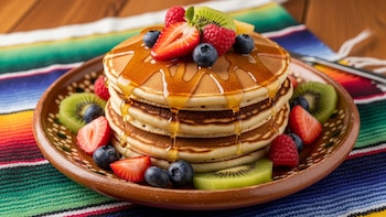 Pancakes de avena y amaranto: opción baja en grasas para cuidar el corazón