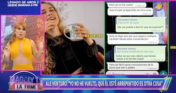 Ale Venturo se refirió al