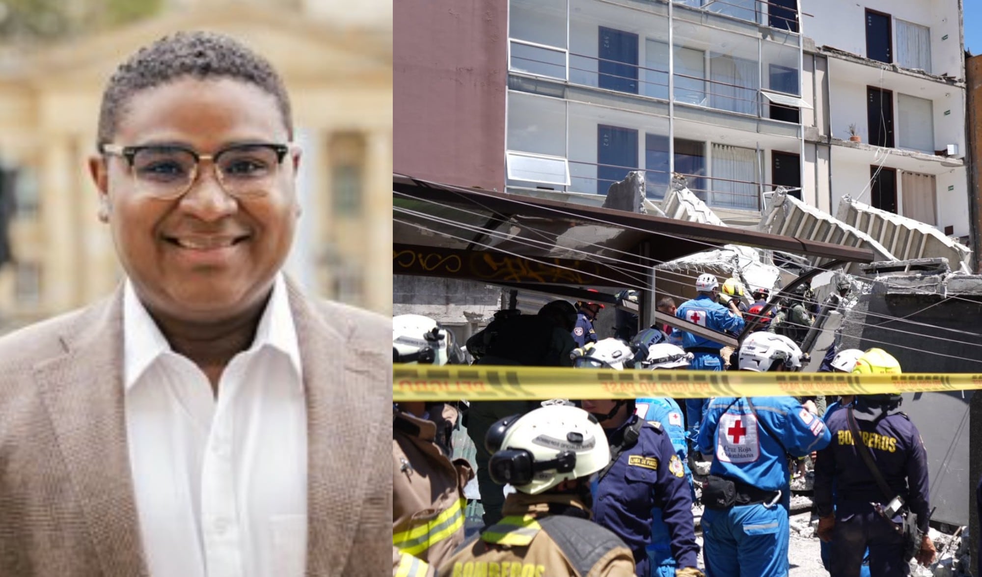 Congresista abrió una cuenta bancaria para donaciones destinadas a las víctimas del terremoto de 7,4 en Chocó crédito @ODBenavidesA/X/Europa Press