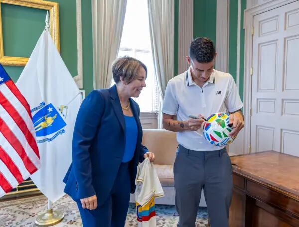 James invitado de honor en Boston - crédito @jamesrodriguez / IG