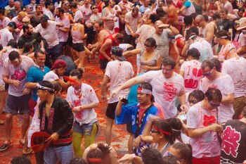 La Tomatina de Buñol, en