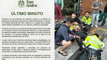 El efectivo de la Policía